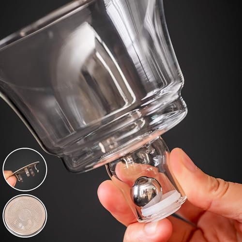 Glass Teapot with Infuser Semi Automatic Tea Set Kungfu Teapot