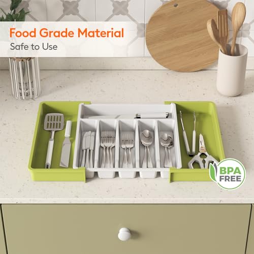 Extra Large Silverware Drawer Organizer