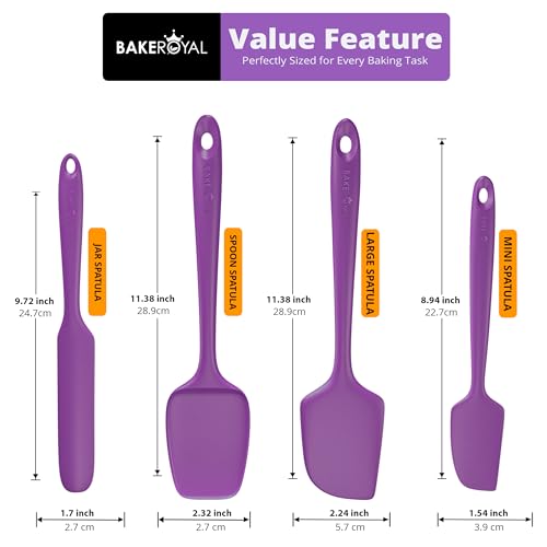 Silicone Spatula Set (4 Count)