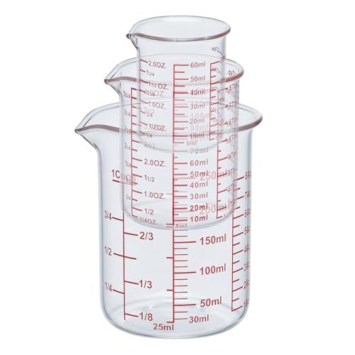 Glass Measuring Cups with Spouts