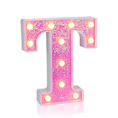 Pink Light up Letters (4.2329 Ounce)