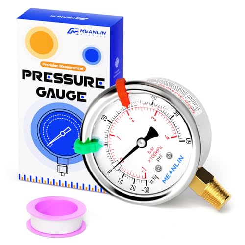 30inHG~60Psi Vacuum Pressure Gauge 1
