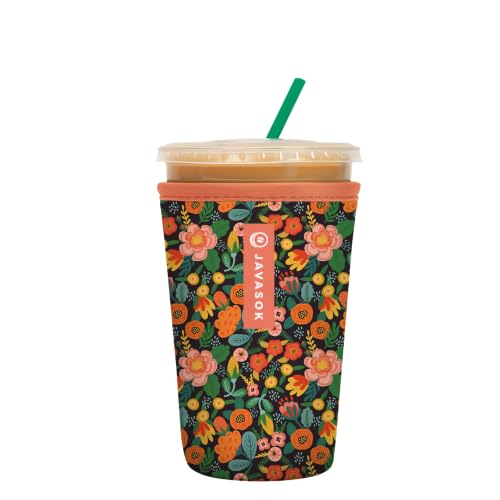 JavaSok Iced Coffee & Cold Soda Insulated Neoprene Cup Sleeve