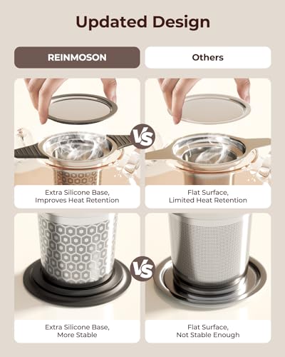 2 PCS 304 Stainless Steel Tea Infuser for Loose Leaf Tea Steeper (2 Count)