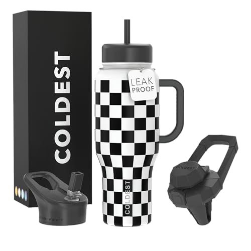 Coldest Tumbler with Handle and Straw