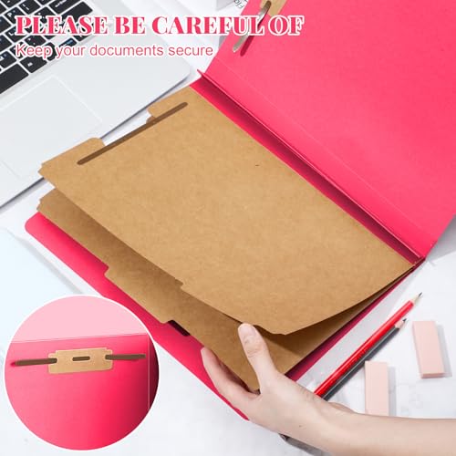 12 Pcs Classification Folders Letter Size Bulk (12 Count)