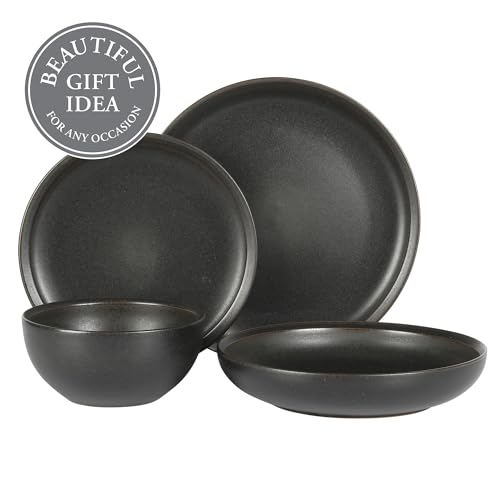 Beckett Stoneware Matte Reactive Glaze 16 Piece