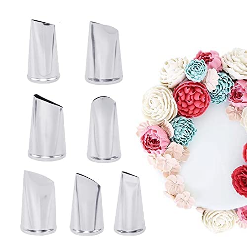 7 Pieces Rose Flower Piping Tips Set (7 Count)