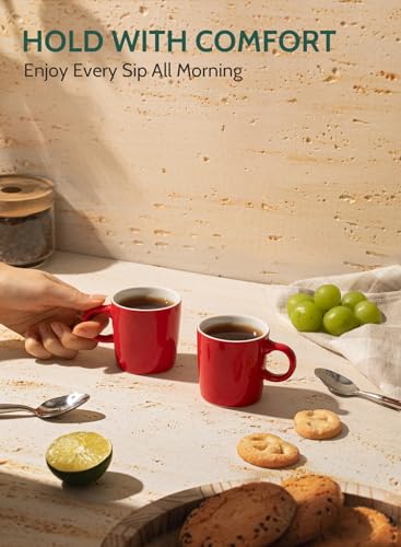 3.5oz Porcelain Espresso Cups Set of 4 (4 Count)
