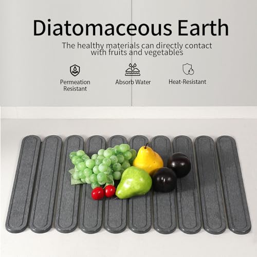 Stone Dish Drying Mat for Kitchen Counter