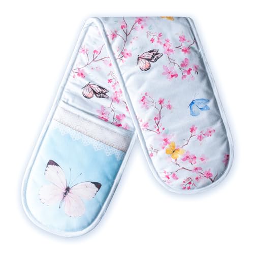 Double Oven Mitts 100% Cotton Double Oven Glove