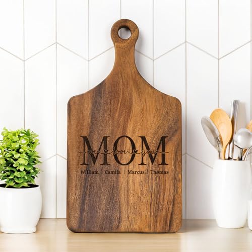 Personalized Cutting Board for Women Mom Wife