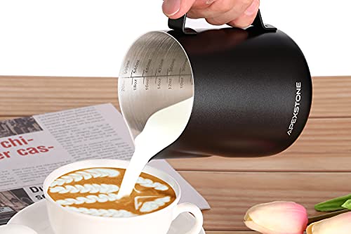 20 oz Black Espresso Steaming Pitcher