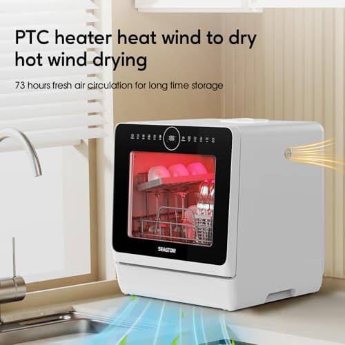 Countertop Dishwasher Water Tank 10 Programs Baby Care Mode Hot Air Drying