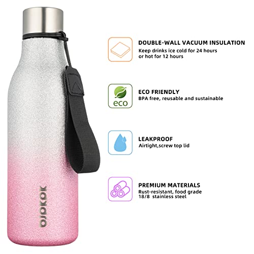 18oz Insulated Water Bottle