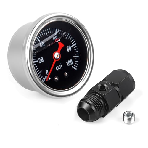 Universal 0 100psi Fuel Pressure Gauge 1