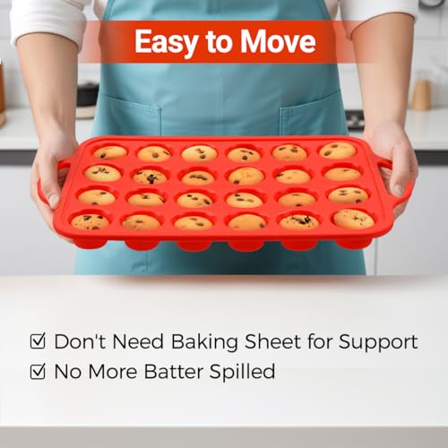 Silicone Mini Muffin Pan (2 Count)