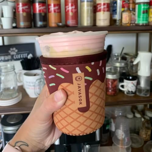 JavaSok Iced Coffee & Cold Soda Insulated Neoprene Cup Sleeve