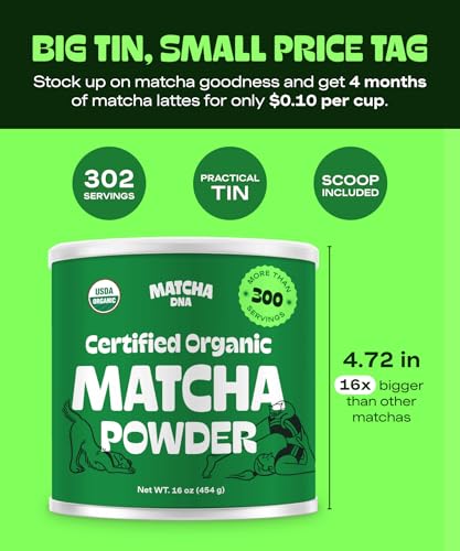 Organic Matcha Powder (16 Ounce)
