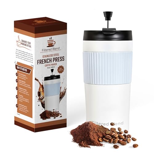 15oz Stainless Steel Travel French Press