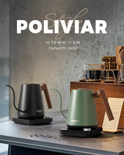 POLIVIAR Electric Gooseneck Kettle
