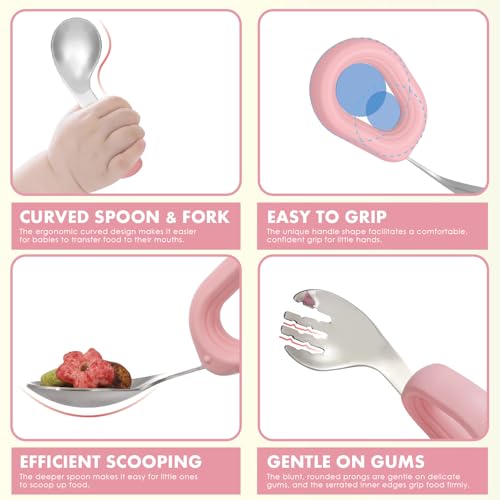 Baby Suction Bowl Set with Spoon & Fork