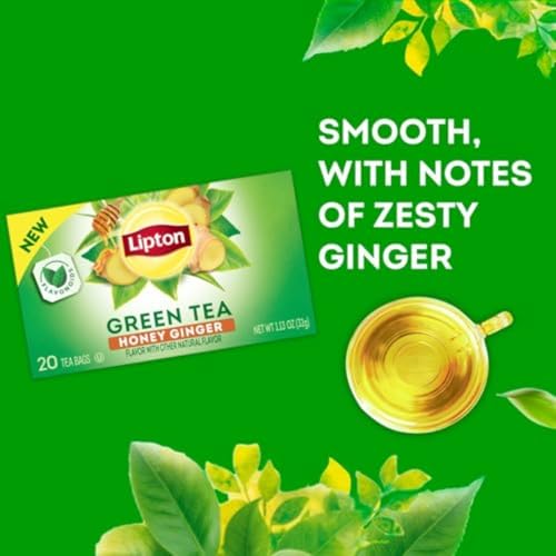 Honey Ginger Green Tea Bags (120 Count)