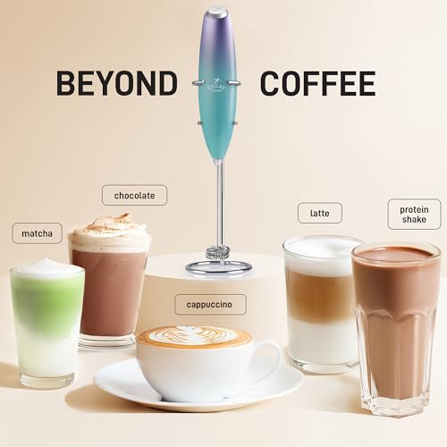 Powerful Milk Frother Wand With Duracell Batteries