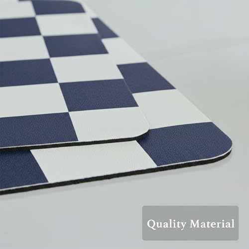 Checkered Dish Drying Mat for Kitchen Counter