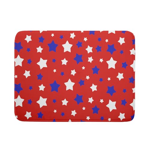 Fourth of July Independence Memorial Dish Drying Mat for Kitchen Counter