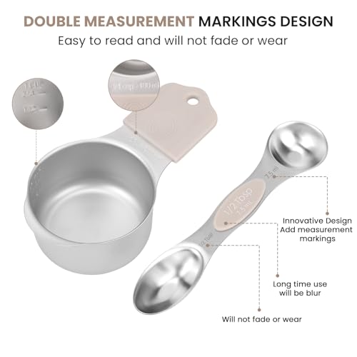 Magnetic Measuring Cups and Spoons Set (16 Count)