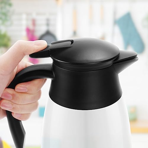 70oz Coffee Carafe Airpot Insulated Coffee Urn Stainless Steel Vacuum Thermal Pot Flask Dispenser for Coffee