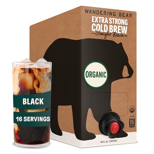 Straight Black Organic Cold Brew Coffee On Tap (96 Fl Oz)