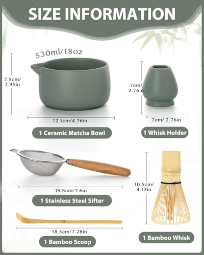 20OZ Matcha Whisk Set (5 Count)