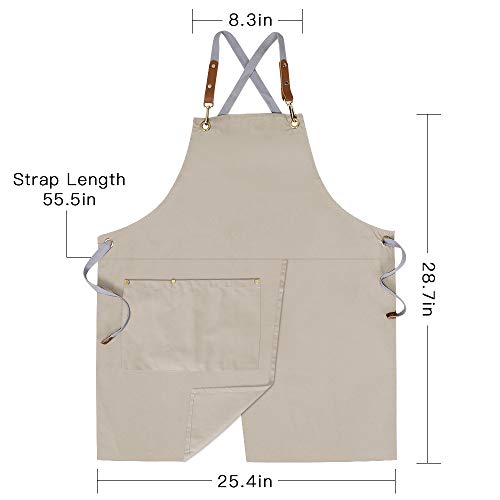 Crossback Apron with Pockets