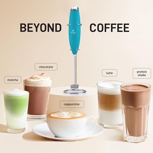 Zulay Powerful Milk Frother for Coffee with Upgraded Titanium Motor
