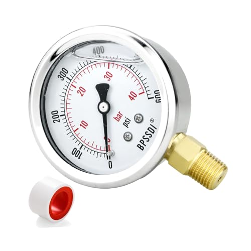 2.5" Liquid Filled Pressure Gauge