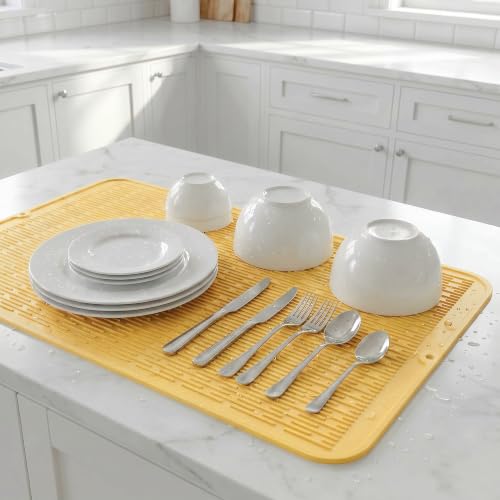 Silicone Dish Drying Mat for Multiple Usage