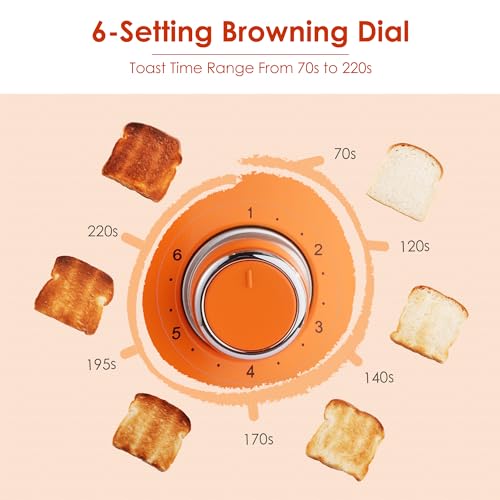 2 Slice Toaster Retro Stainless Steel with Bagel