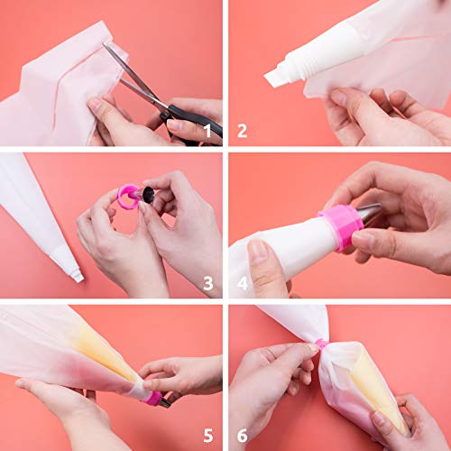 38PCS Silicone Pastry Bags Set
