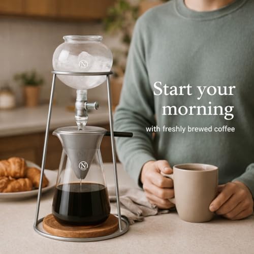 Iced Coffee Cold Brew Drip Coffee Maker Stainless Steal