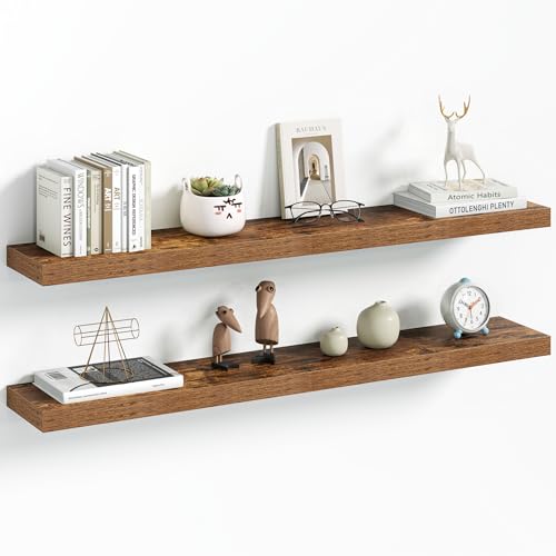 40 Inch Floating Shelves Wall Mounted for Display (2 Count)