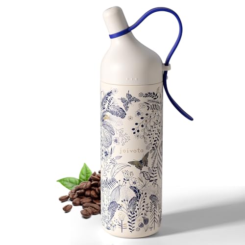 26oz Ceramic Lined Water Bottle with Straw and Lid