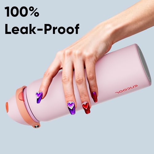 Insulated Water Bottle with Straw