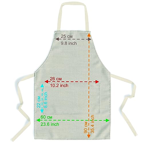 Chefs Aprons Cooking Baking Grilling for Home Restaurant