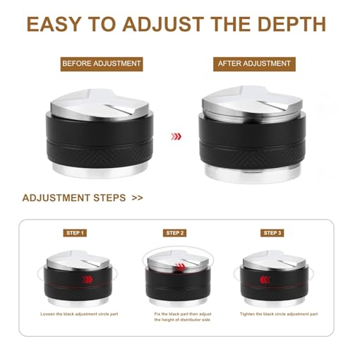 54mm Coffee Tamper and Distributor