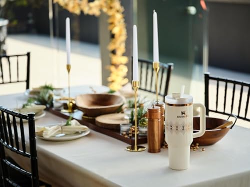 Quencher H2.O FlowState™ Tumbler 40 oz Cream Gloss Deco