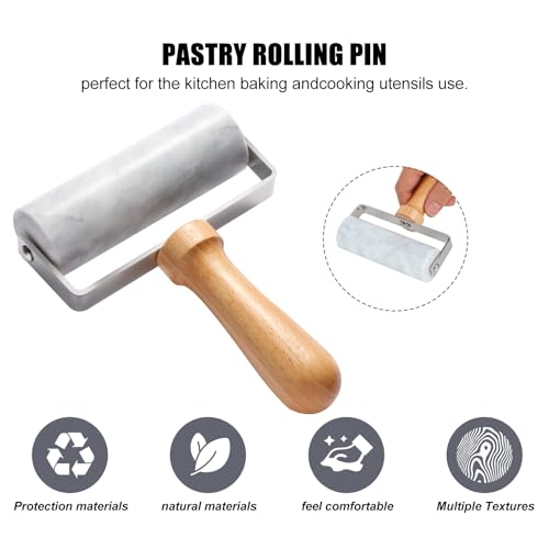 Smooth Surface Marble Rolling Pins for Baking and Professional Chefs
