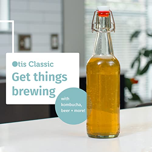 Clear Swing Top Glass Bottles (6 Count)