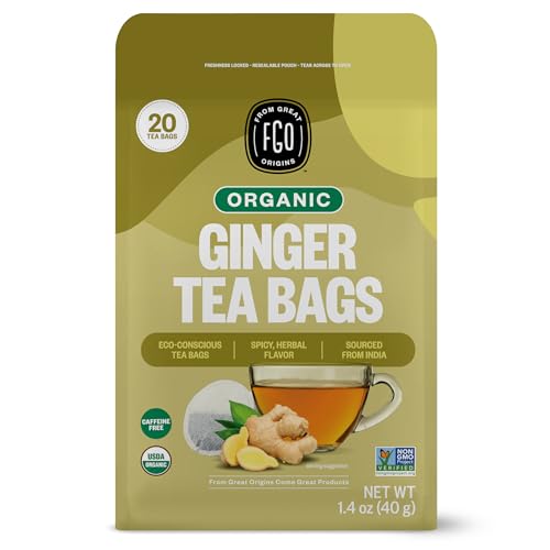 Organic Ginger Tea (20 Count)